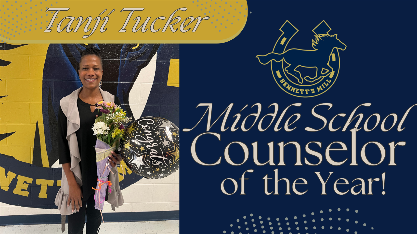 Tanji Tucker MS Counselor of the Year